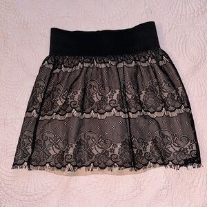 Black Lace Skirt